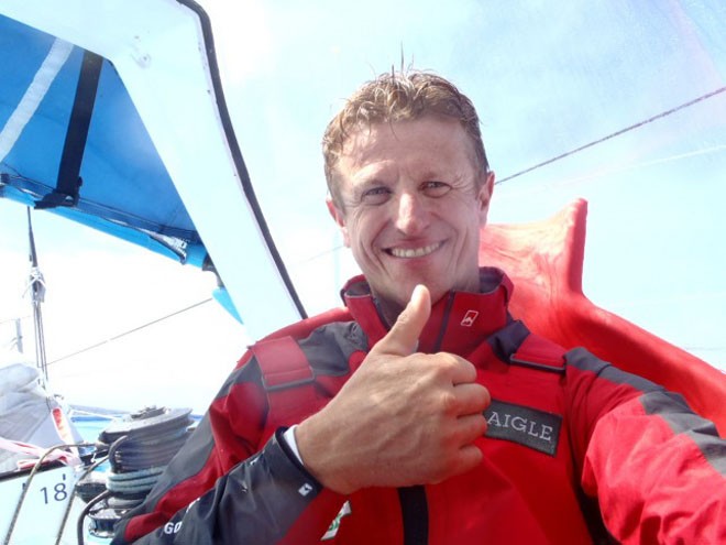 JP on top this morning - Vendee Globe 2012 © Jean-Pierre Dick / Virbac-Paprec / Vendée Globe